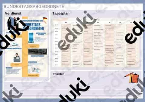 Vorschau - Stundenentwürfe - Bundestagsabgeordnete DE - Seite 1
