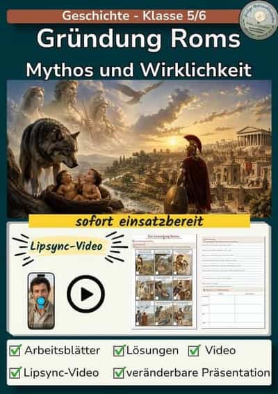 Vorschau - Stundenentwürfe - Gründung Roms - Deckblatt