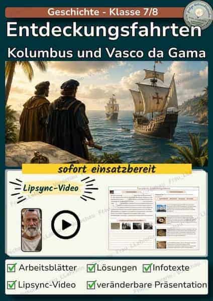 Vorschau - Stundenentwürfe - Materialpaket Geschichte Neuzeit ab Entdeckung Amerika - Seite 1