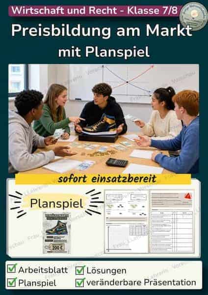 Vorschau - Stundenentwürfe - Materialpaket Grundzüge des Wirtschaftens WR 8/9 - Seite 1