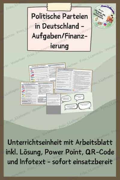 Vorschau - Stundenentwürfe - Materialpaket politische Institutionen DE 1 - Seite 1