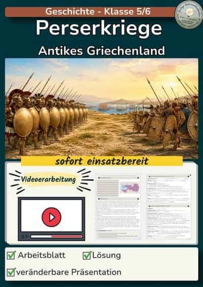 Vorschau - Stundenentwürfe - Perserkriege - Deckblatt