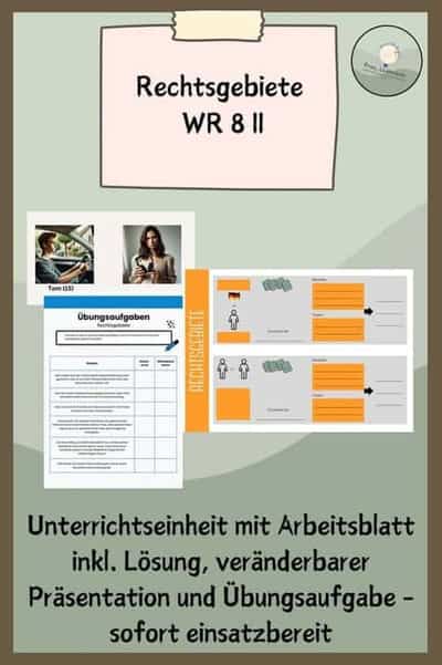 Vorschau - Stundenentwürfe - Rechtsgebiete WR 8/9 - Deckblatt