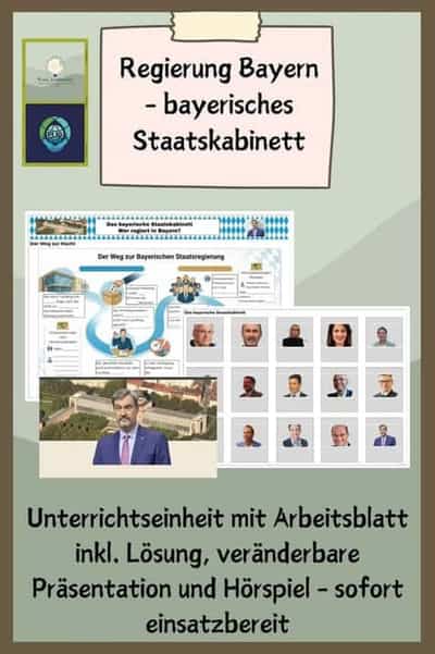 Vorschau - Stundenentwürfe - Regierung Bayern - bayerisches Staatskabinett - Deckblatt