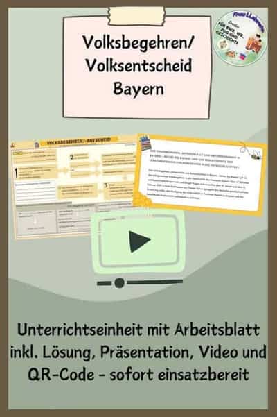 Vorschau - Stundenentwürfe - Volksbegehren, -entscheid Bayern - Deckblatt