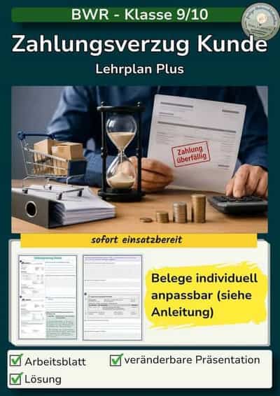 Vorschau - Stundenentwürfe - Zahlungsverzug Kunde - BWR - Deckblatt